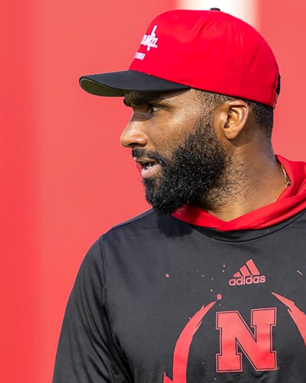 Evan Cooper coach Nebraska football 2023-08-05 fall camp